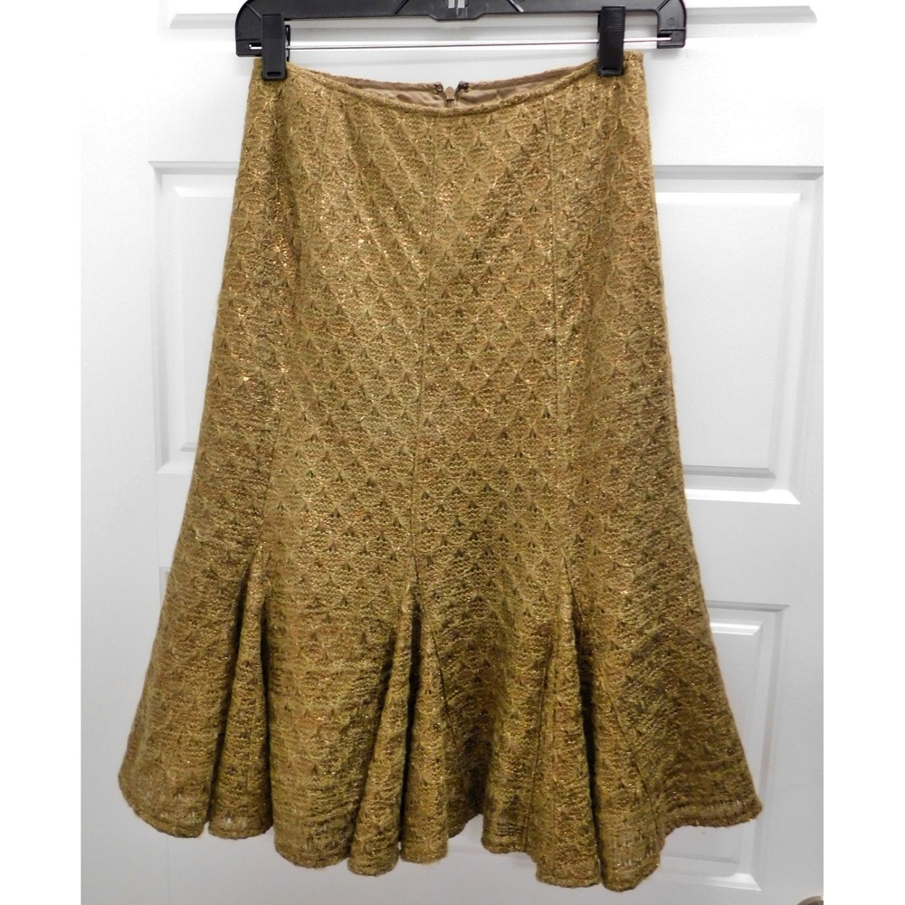Lafayette 148 Brownβ Knit Skirt sz 0